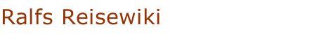 Ralfs Reisewiki